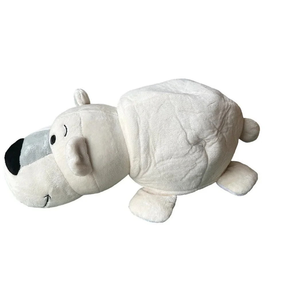 FlipaZoo Plush Stuffed Animal‎ 20 Inch Pet Polar Bear Poppi Husky Asher 2 in 1